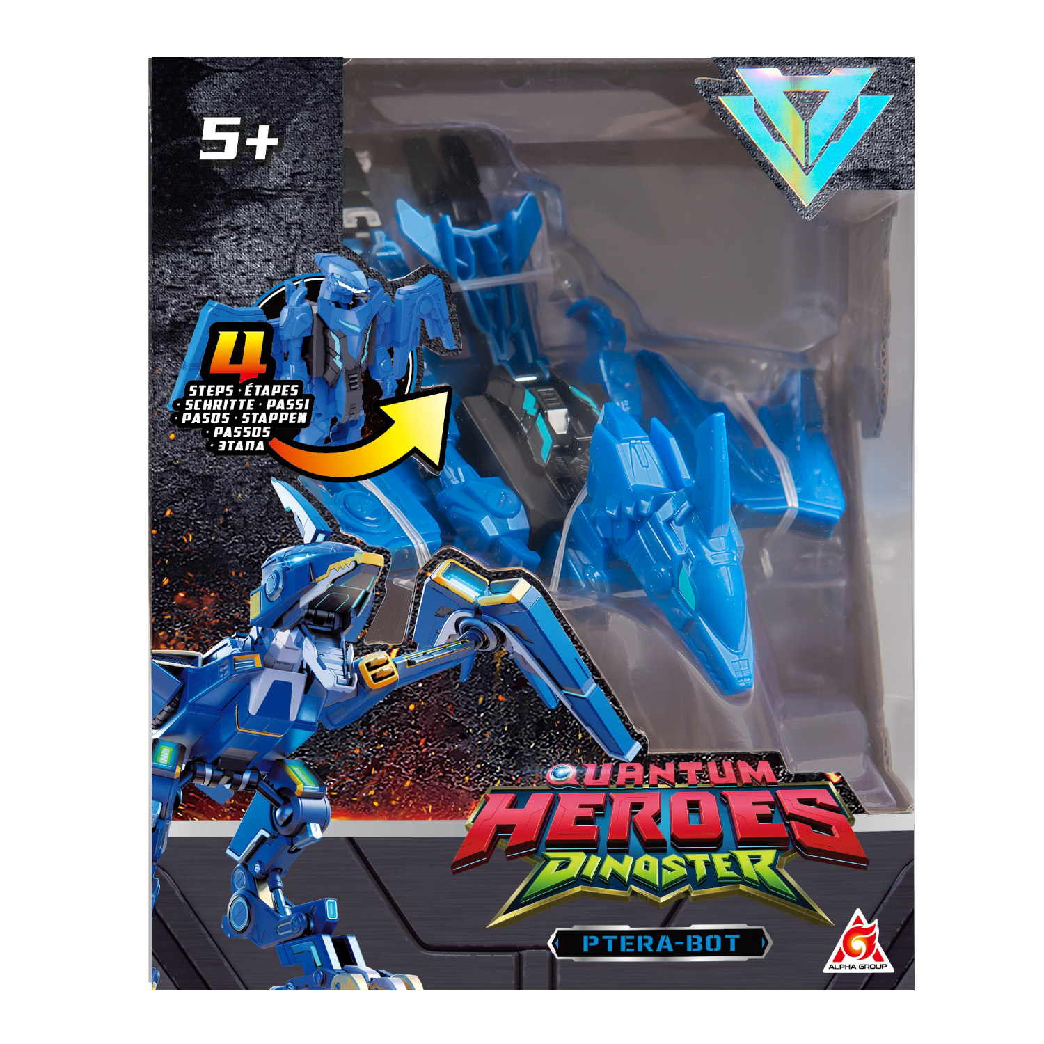 Дино-бот трансформер Джей Мин 13 см фото