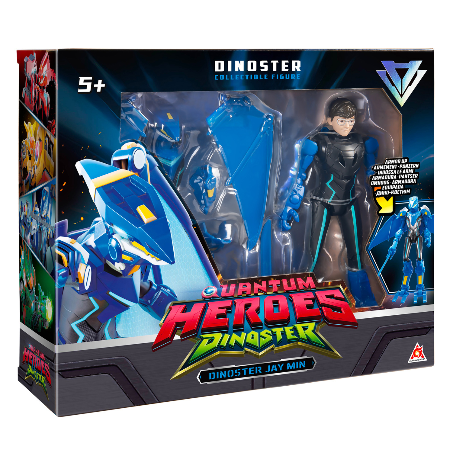 Большая фигурка героя Джей Мин в дино-костюме фото