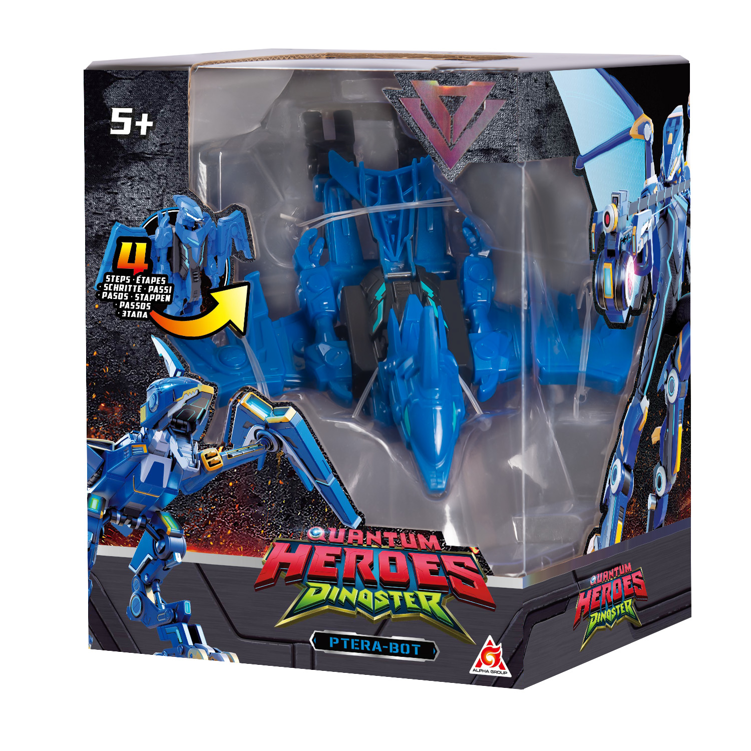 Дино-бот трансформер Джей Мин 13 см фото